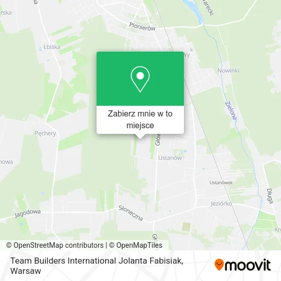 Mapa Team Builders International Jolanta Fabisiak