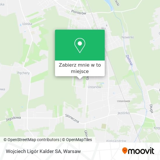 Mapa Wojciech Ligór Kalder SA