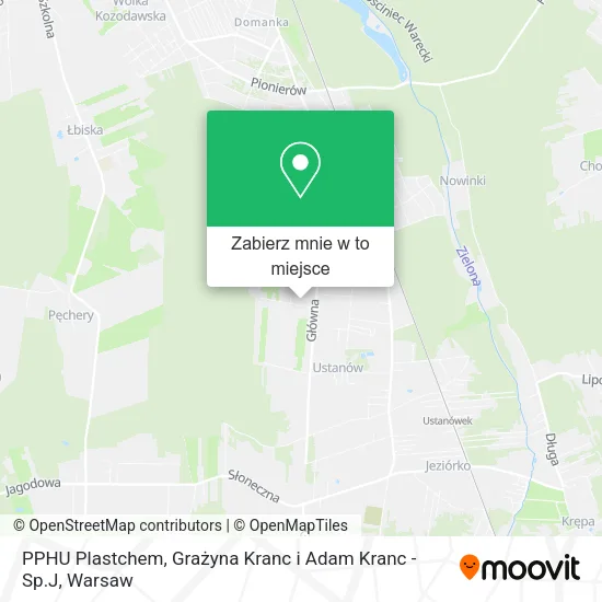Mapa PPHU Plastchem, Grażyna Kranc i Adam Kranc - Sp.J