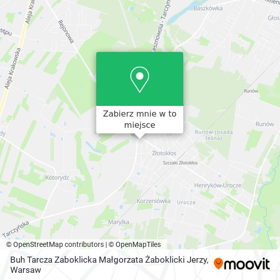 Mapa Buh Tarcza Zaboklicka Małgorzata Żaboklicki Jerzy