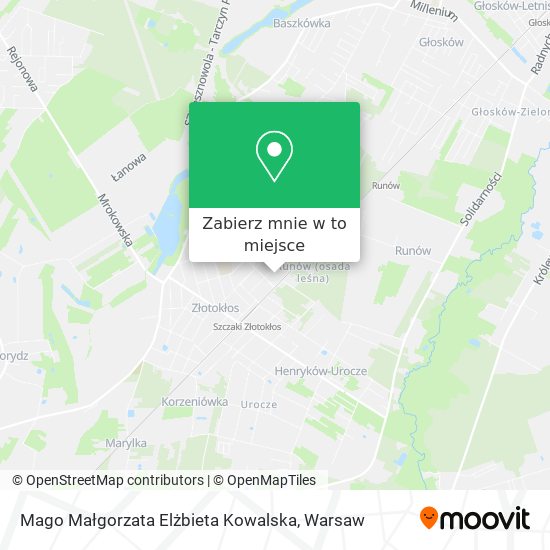 Mapa Mago Małgorzata Elżbieta Kowalska