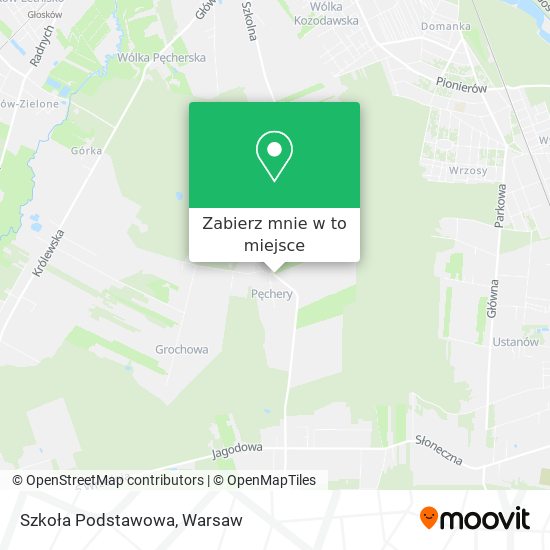 Mapa Szkoła Podstawowa