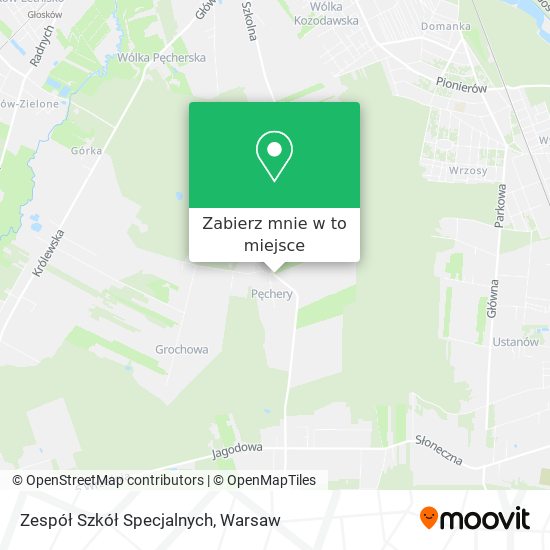 Mapa Zespół Szkół Specjalnych