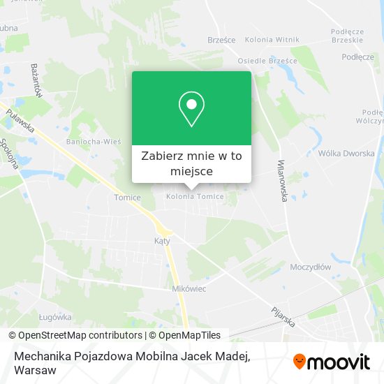 Mapa Mechanika Pojazdowa Mobilna Jacek Madej