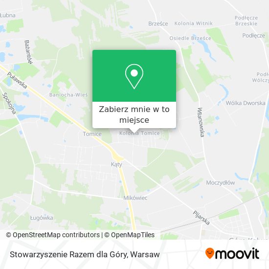 Mapa Stowarzyszenie Razem dla Góry