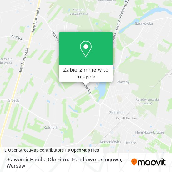 Mapa Sławomir Pałuba Olo Firma Handlowo Usługowa