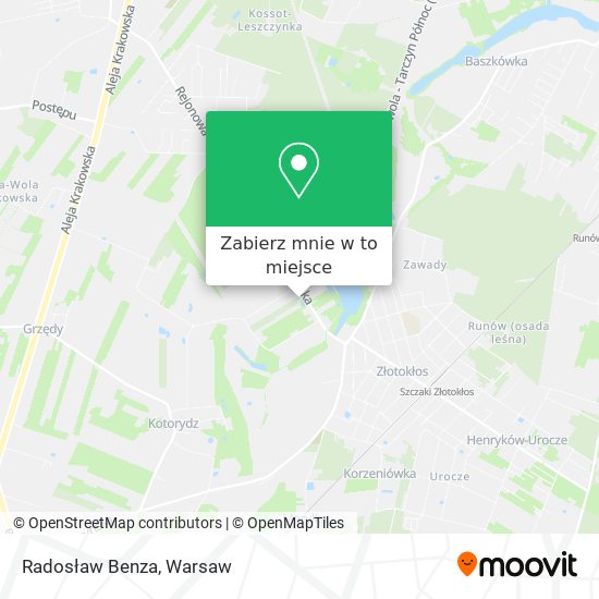 Mapa Radosław Benza