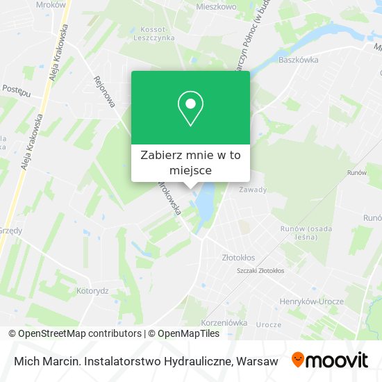 Mapa Mich Marcin. Instalatorstwo Hydrauliczne