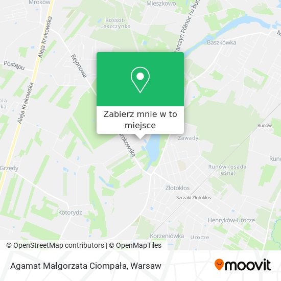 Mapa Agamat Małgorzata Ciompała