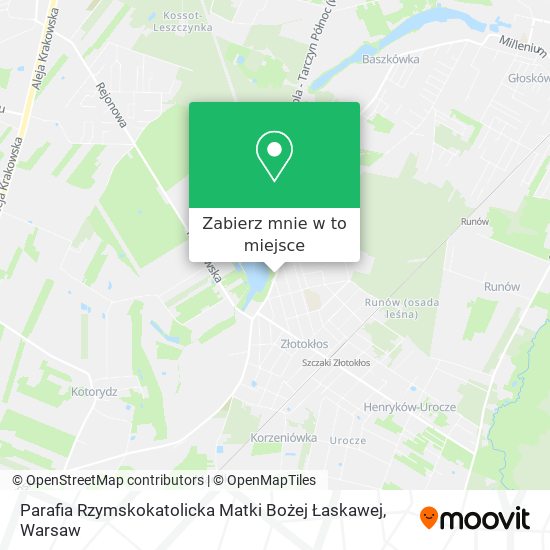 Mapa Parafia Rzymskokatolicka Matki Bożej Łaskawej