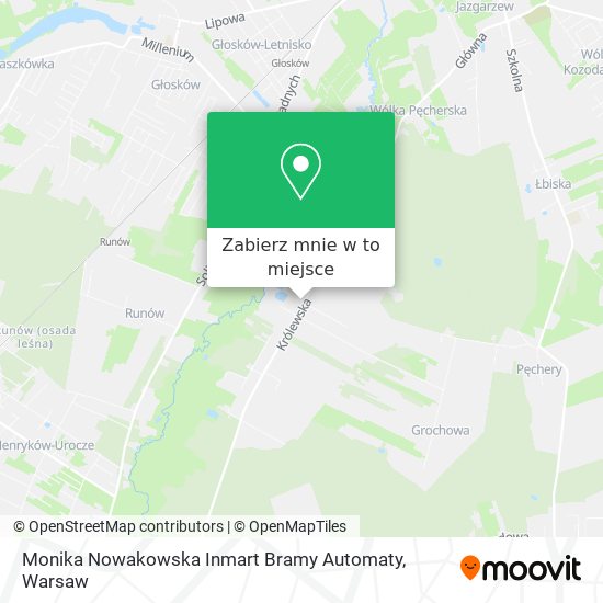 Mapa Monika Nowakowska Inmart Bramy Automaty