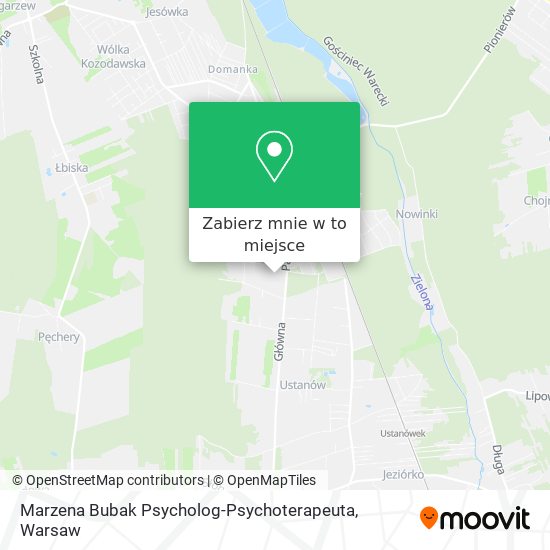 Mapa Marzena Bubak Psycholog-Psychoterapeuta