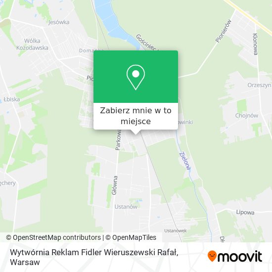 Mapa Wytwórnia Reklam Fidler Wieruszewski Rafał