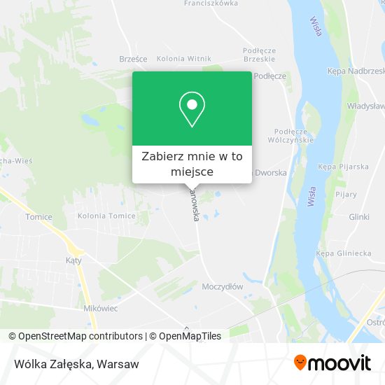 Mapa Wólka Załęska