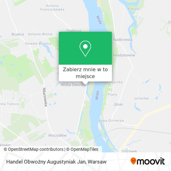 Mapa Handel Obwoźny Augustyniak Jan