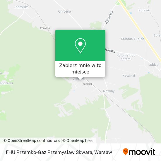 Mapa FHU Przemko-Gaz Przemysław Skwara