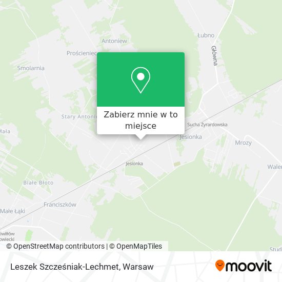 Mapa Leszek Szcześniak-Lechmet