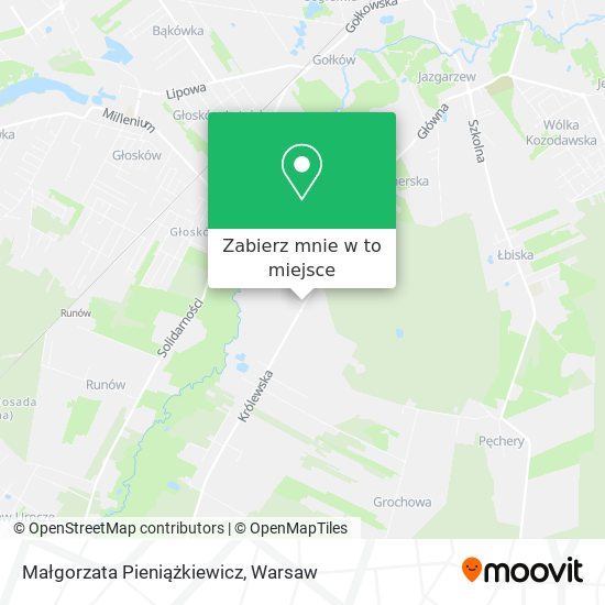 Mapa Małgorzata Pieniążkiewicz