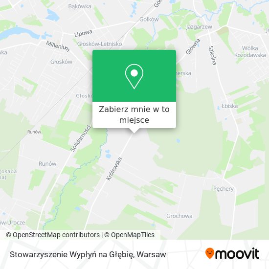 Mapa Stowarzyszenie Wypłyń na Głębię