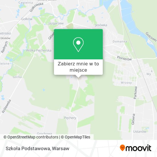 Mapa Szkoła Podstawowa