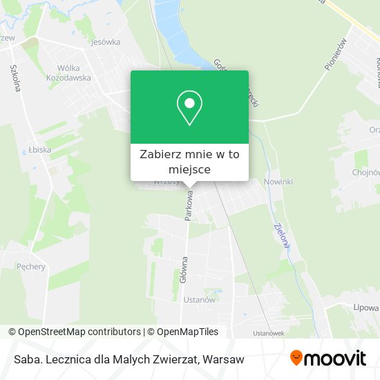 Mapa Saba. Lecznica dla Malych Zwierzat