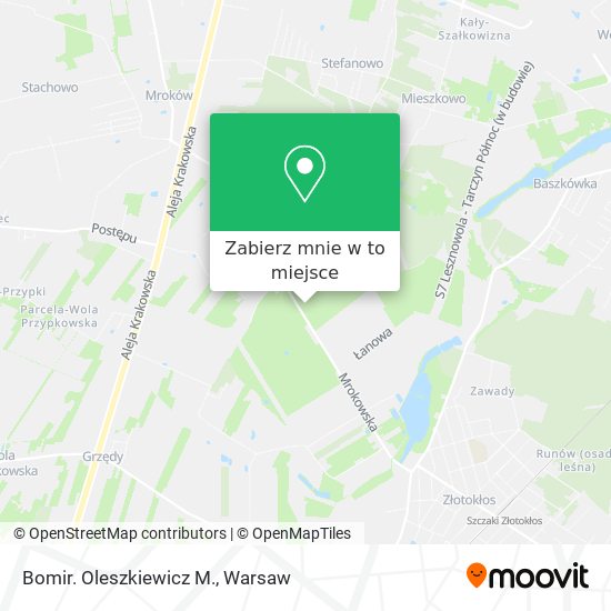 Mapa Bomir. Oleszkiewicz M.