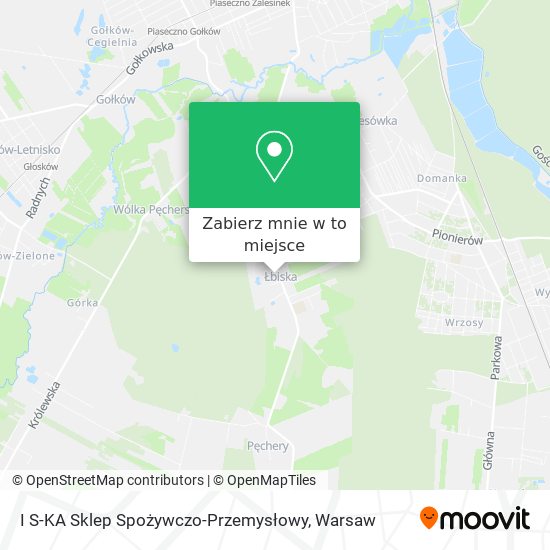 Mapa I S-KA Sklep Spożywczo-Przemysłowy