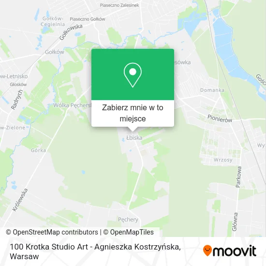 Mapa 100 Krotka Studio Art - Agnieszka Kostrzyńska