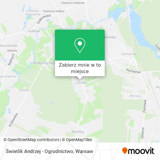 Mapa Świetlik Andrzej - Ogrodnictwo