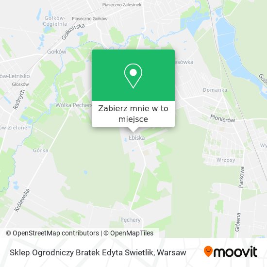 Mapa Sklep Ogrodniczy Bratek Edyta Swietlik