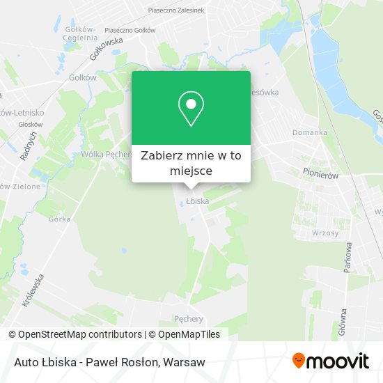 Mapa Auto Łbiska - Paweł Rosłon