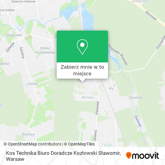 Mapa Kos Technika Biuro Doradcze Kozłowski Sławomir