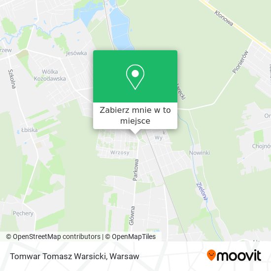 Mapa Tomwar Tomasz Warsicki