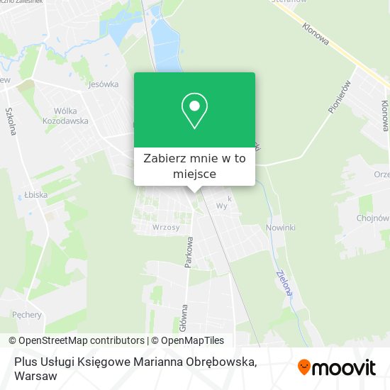 Mapa Plus Usługi Księgowe Marianna Obrębowska