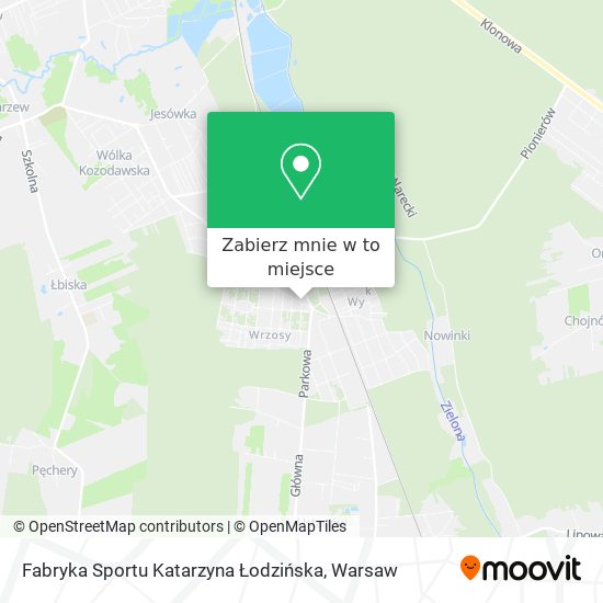 Mapa Fabryka Sportu Katarzyna Łodzińska