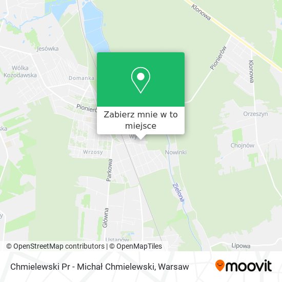 Mapa Chmielewski Pr - Michał Chmielewski