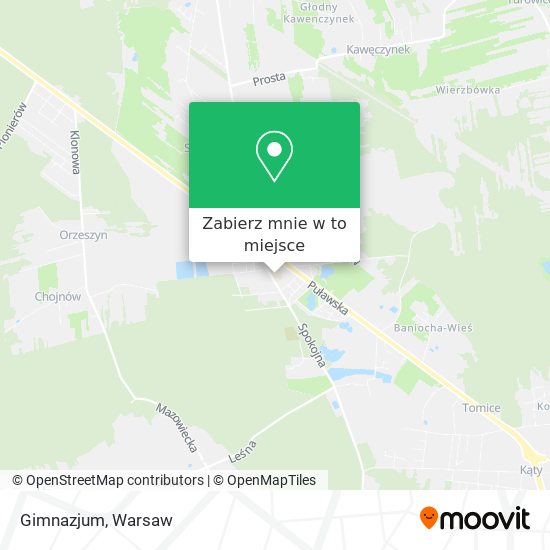 Mapa Gimnazjum