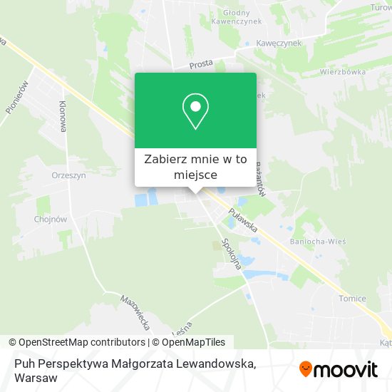 Mapa Puh Perspektywa Małgorzata Lewandowska