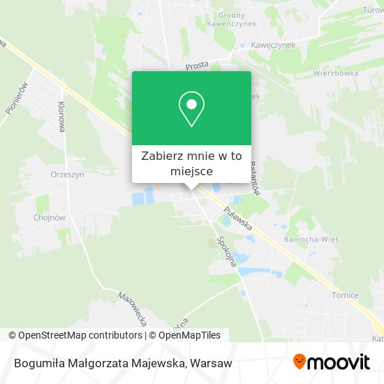 Mapa Bogumiła Małgorzata Majewska