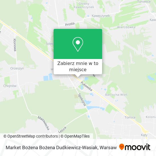 Mapa Market Bożena Bożena Dudkiewicz-Wasiak