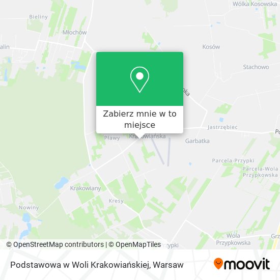 Mapa Podstawowa w Woli Krakowiańskiej