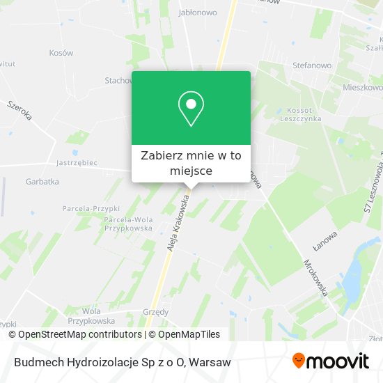 Mapa Budmech Hydroizolacje Sp z o O