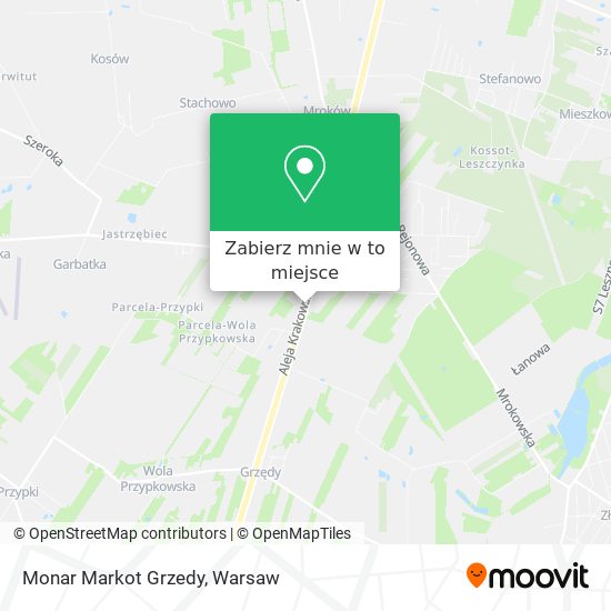 Mapa Monar Markot Grzedy