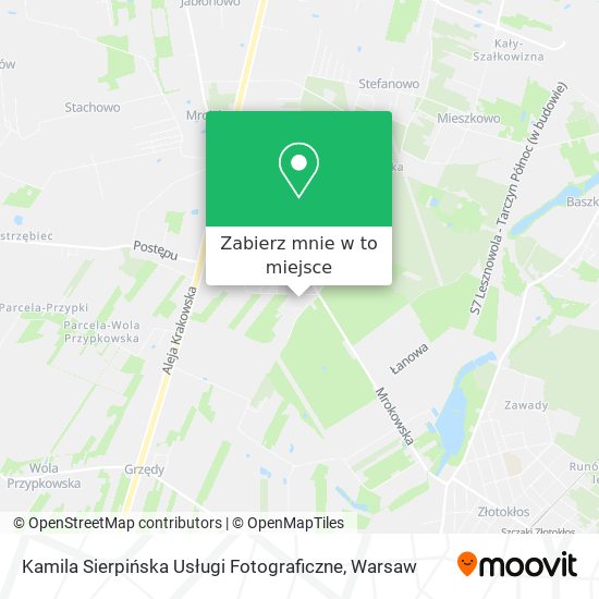 Mapa Kamila Sierpińska Usługi Fotograficzne