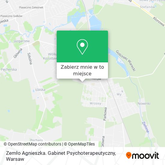 Mapa Zemło Agnieszka. Gabinet Psychoterapeutyczny