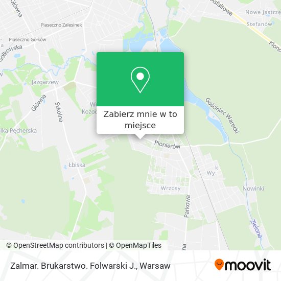 Mapa Zalmar. Brukarstwo. Folwarski J.