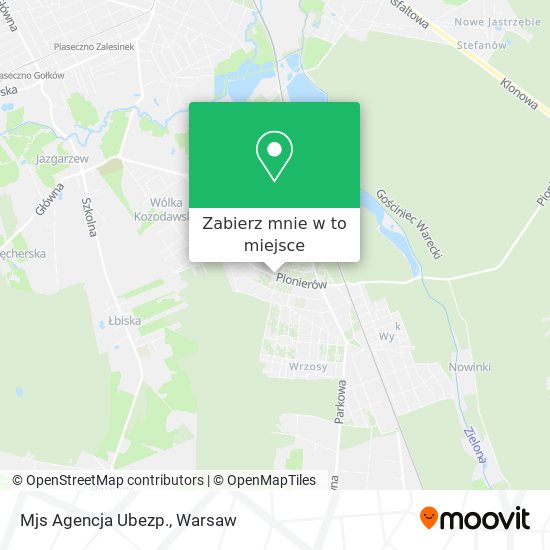 Mapa Mjs Agencja Ubezp.