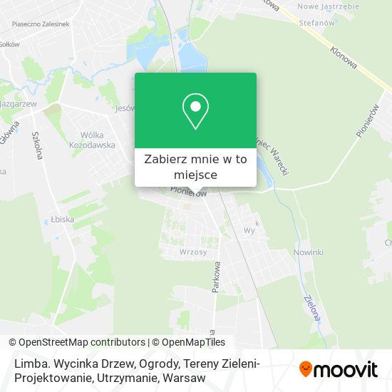 Mapa Limba. Wycinka Drzew, Ogrody, Tereny Zieleni-Projektowanie, Utrzymanie