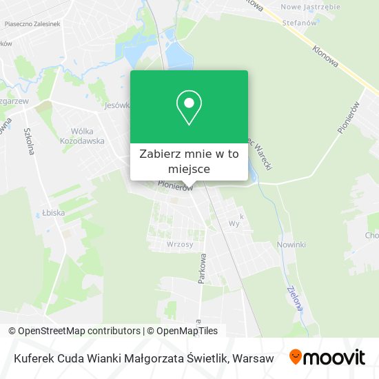 Mapa Kuferek Cuda Wianki Małgorzata Świetlik