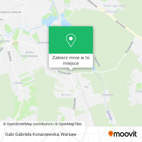 Mapa Gabi Gabriela Konarzewska